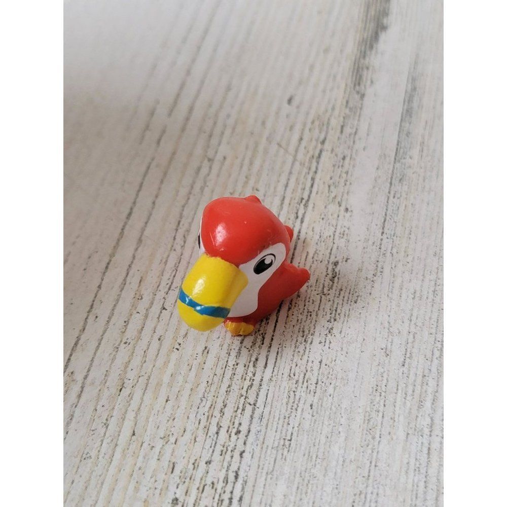 Miniature rubber parrot bird toy‎ pet dog accessory figure